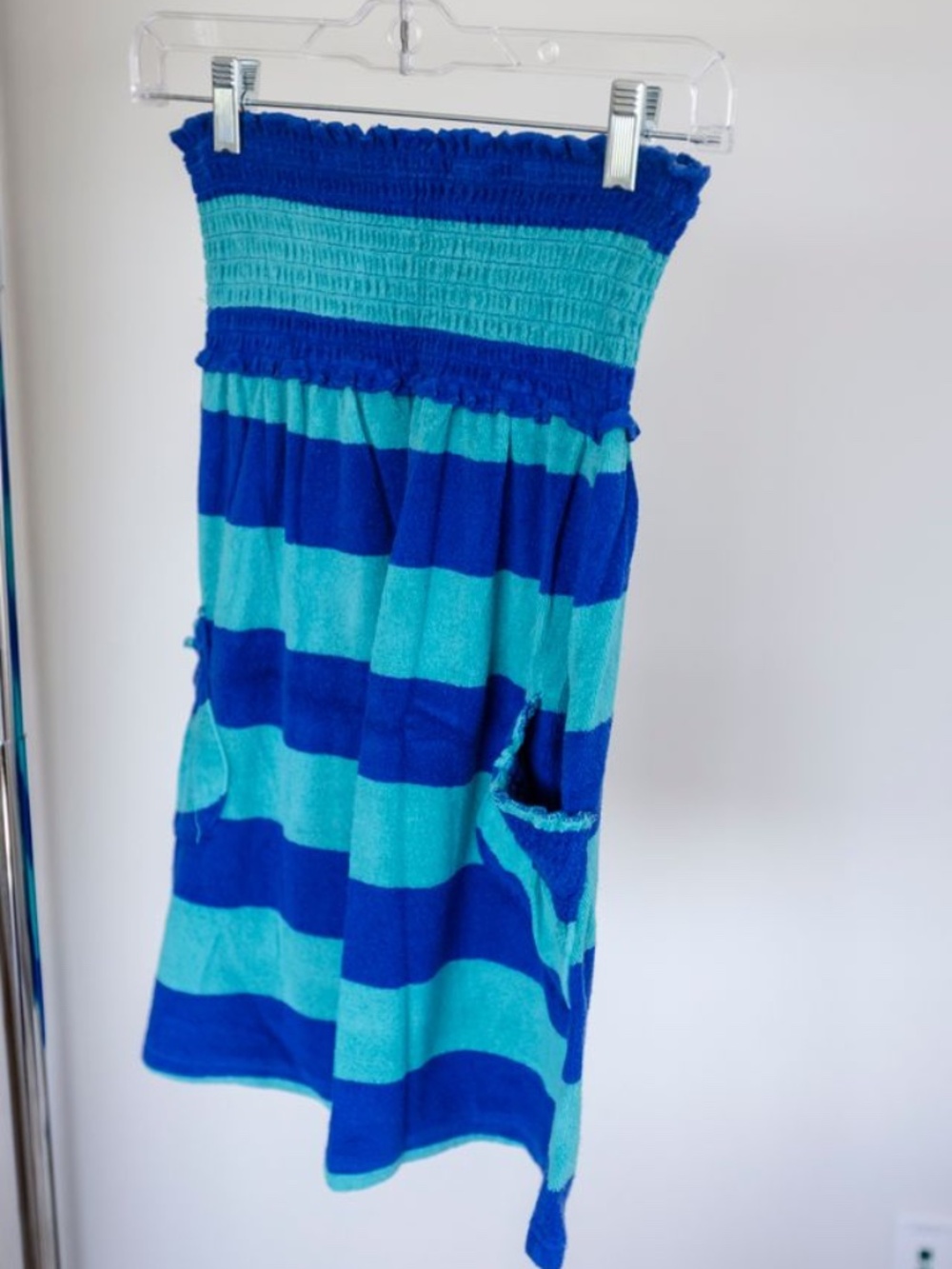Stripped Swimsuit Coverup